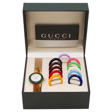 gucci interchangeable watch dupe|vintage gucci change bezel watch.